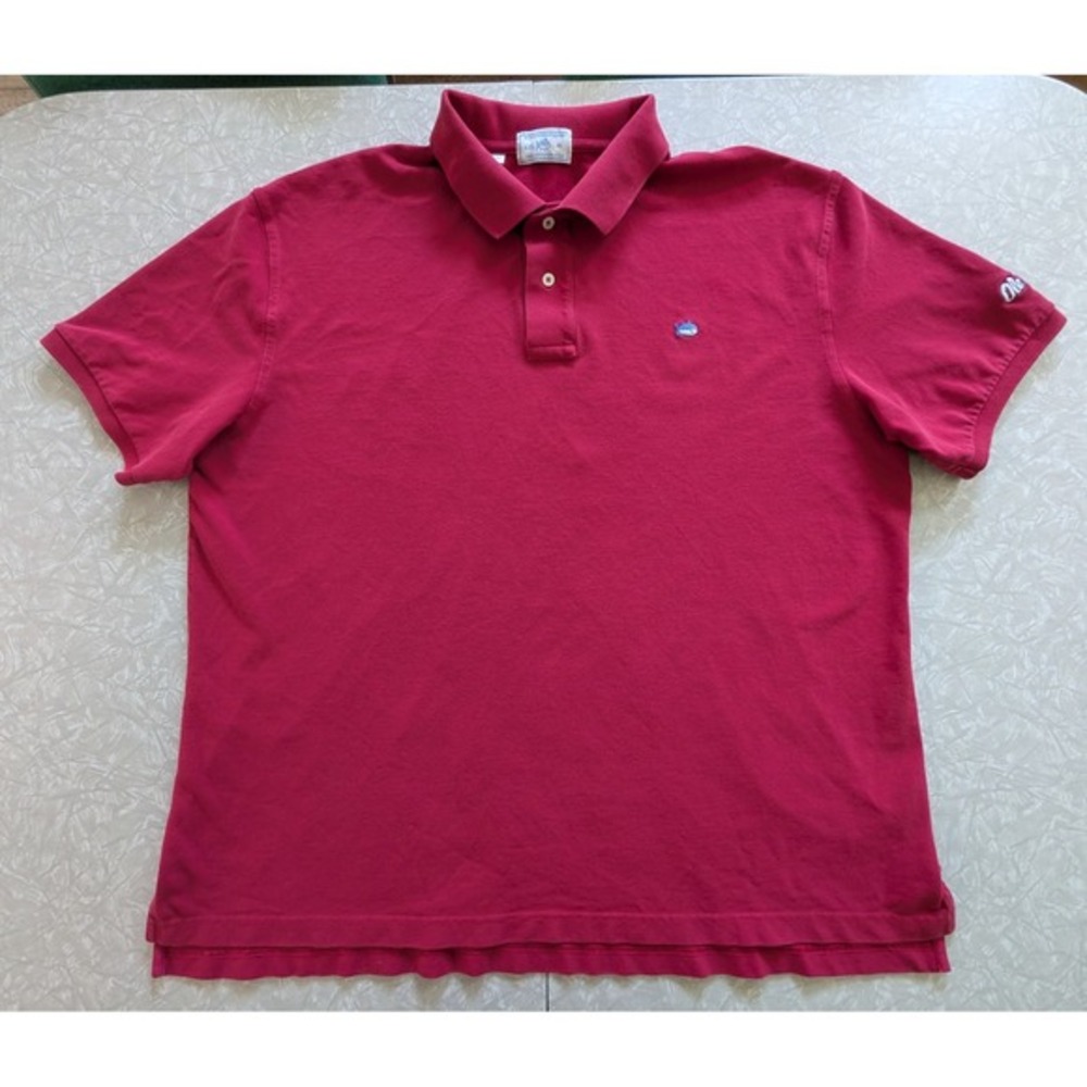 Southern Tide XXL Red Ole Miss Embroidered‎ Cotton Polo Shirt